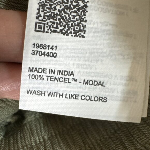 Prana Women's XL Fernie Short Sweet Agave Green Crinkle Gauze NWT Swim Cover - Picture 11 of 12